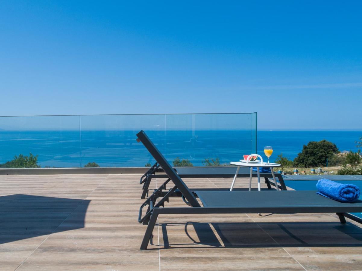 Brand New Villa Lefka With Private Pool At Platies Plateies Bagian luar foto