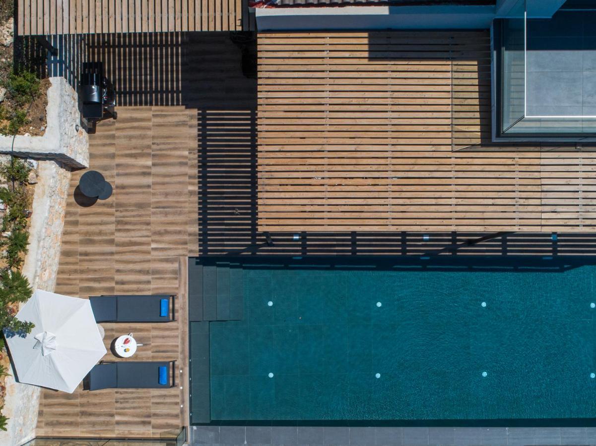 Brand New Villa Lefka With Private Pool At Platies Plateies Bagian luar foto