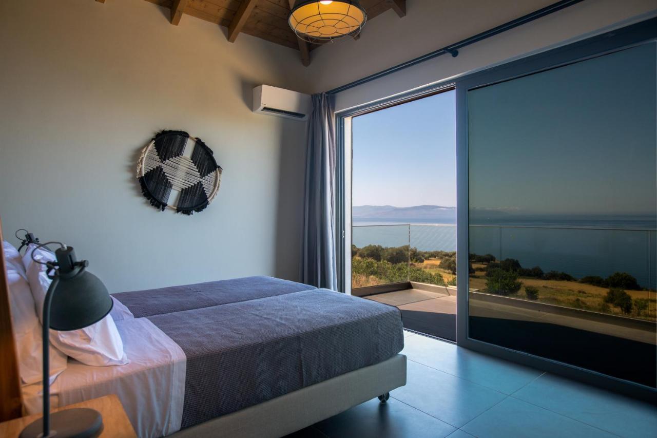 Brand New Villa Lefka With Private Pool At Platies Plateies Bagian luar foto